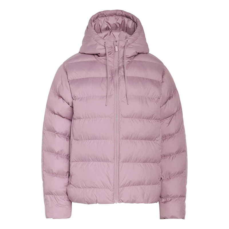 adidas Women's Essentials Climawarm 3 Stripes Synthetic Down Hooded Coat, magic mauve, S