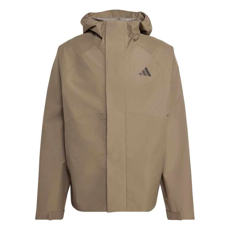 adidas Men's Essentials Rain Coat, Khaki Six, XXL