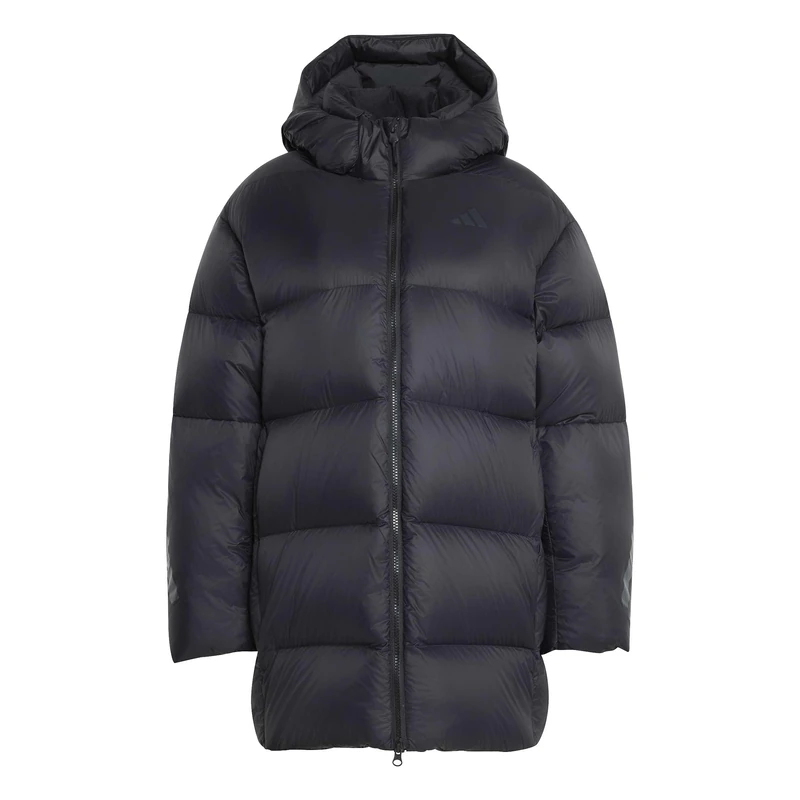 adidas Women's Z.N.E. Puffer Down Parka Coat, black, XXL