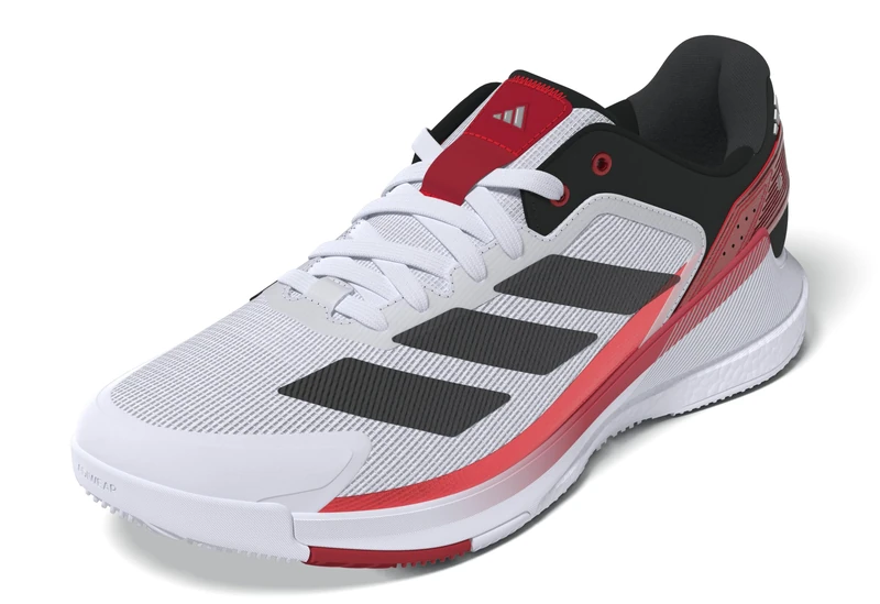 adidas Men's Crazyquick Boost Padel Shoes, FTWR White/Grey Two/core Black, 6.5 UK