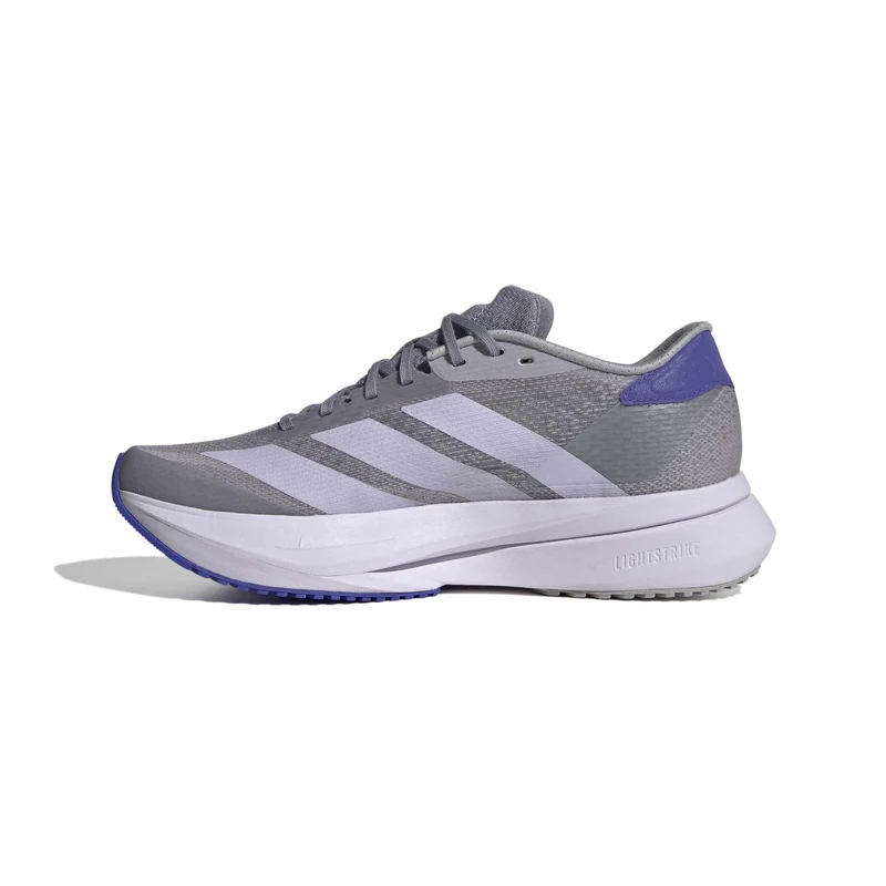adidas Women's Adizero Sl2 Shoes, Glory Grey/Purple Tint/Solar Purple, 6 UK