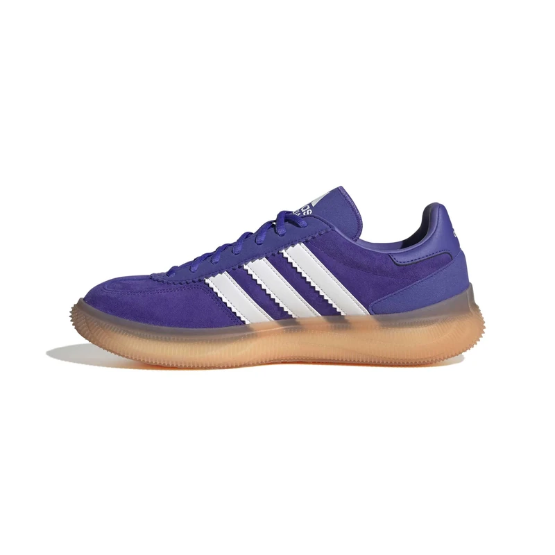 adidas Men's Hb Spezial Pro Indoor Shoes, Solar Purple/FTWR white/GUM10, 11 UK