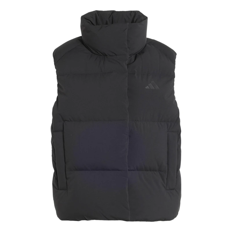 adidas Women's Helionic Down Puffer Vest Coat, black, S
