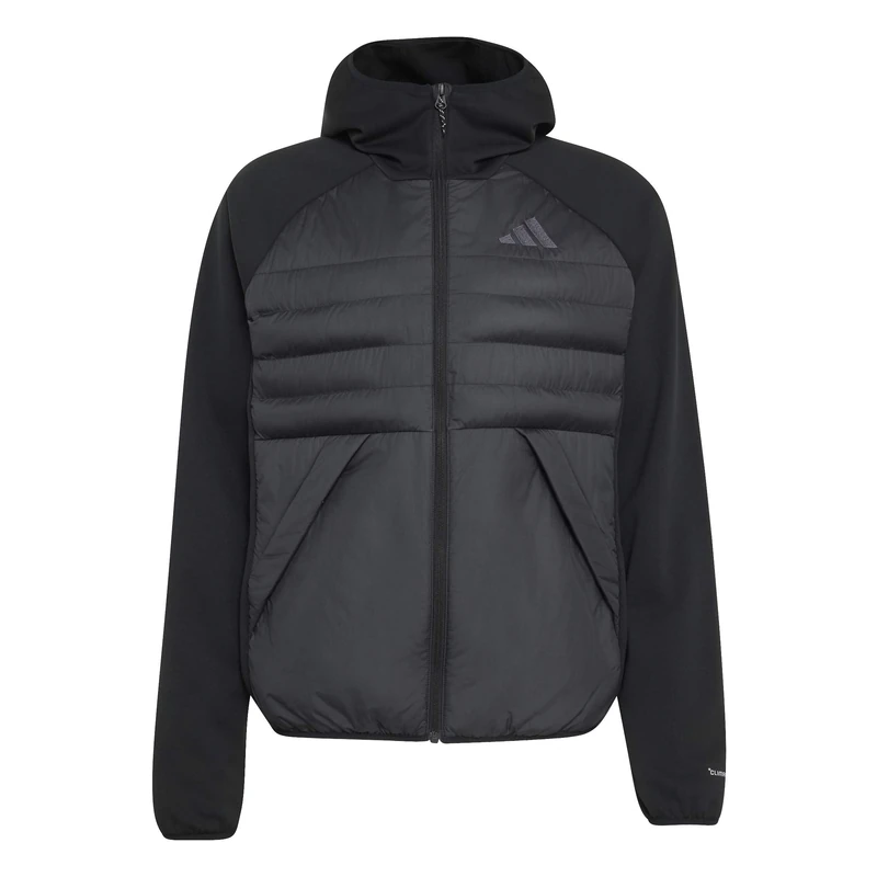 adidas Men's Terrex Multi Clima365 Insulated Hybrid Hooded Coat, black/black, XL