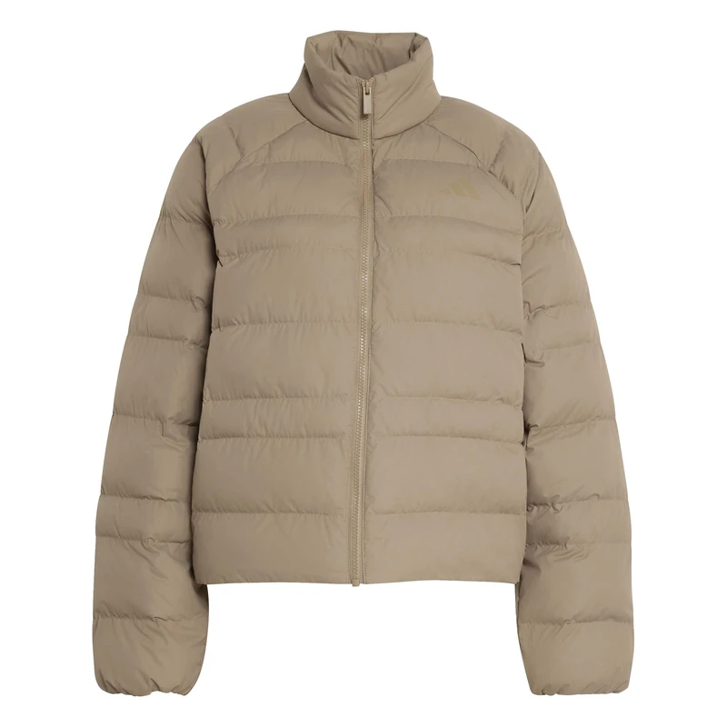 adidas Women's Essentials Packable Insulated Coat, Khaki Six, XXS