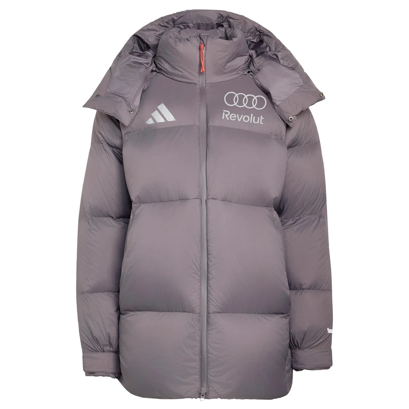 adidas Men's Audi Revolut Formula One Team 2026 Engineers & Marketing Winter Coat, grey strata, L