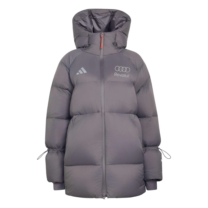 adidas Women's Audi Revolut Formula One Team 2026 Engineers & Marketing Winter Coat, chalk pearl, XS
