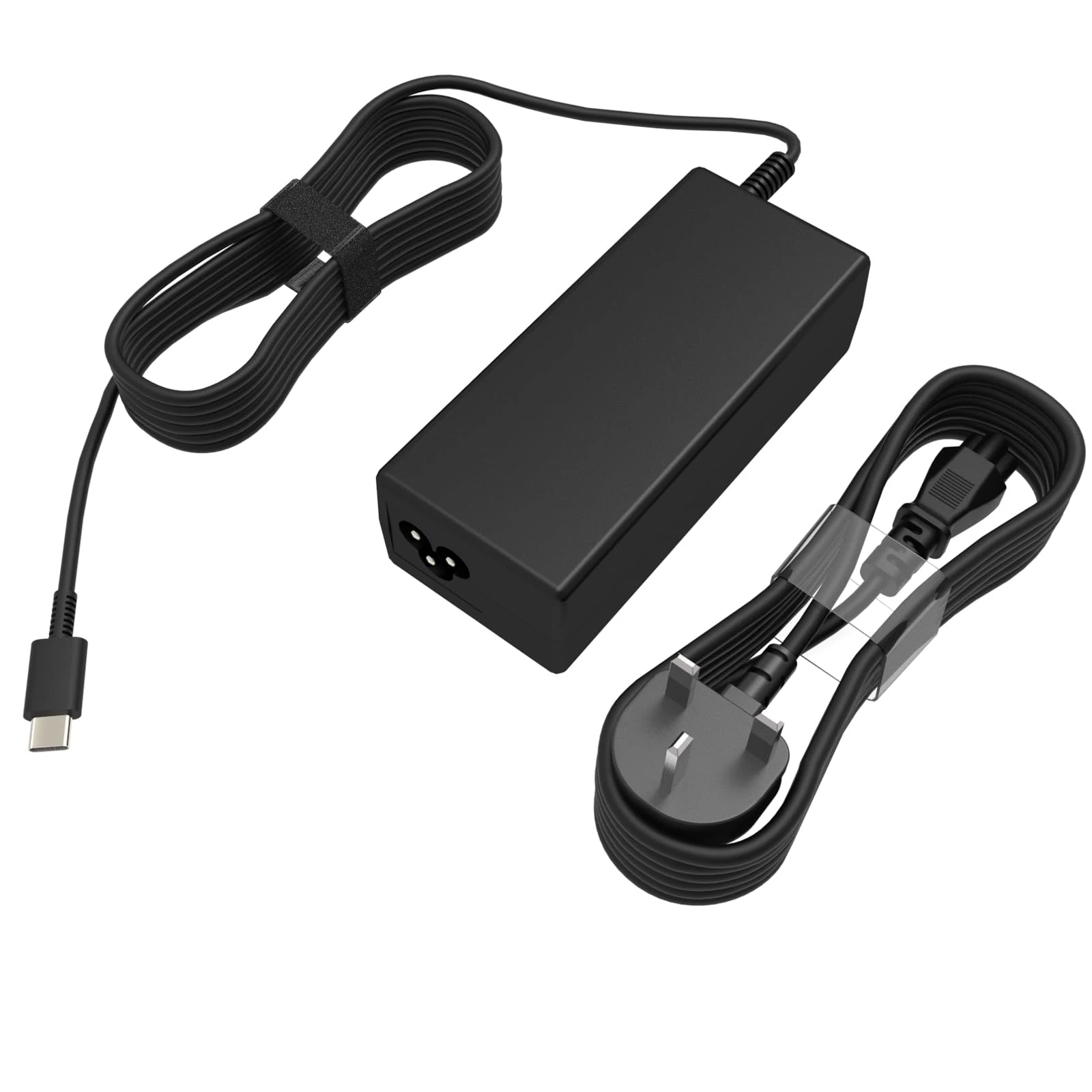 Universal 65W USB C Laptop Charger Compatible with Lenovo Dell HP Samsung Asus Acer Google UK Chromebook Charger, 45W Type C Fast Charging AC Adapter Power Cord