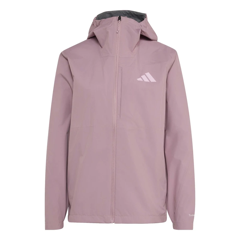 adidas Women's Terrex Multi 2.5 Layer Climaproof Rain Coat, magic mauve, M