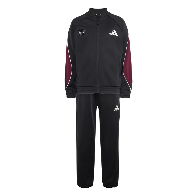 adidas Unisex Kids Marvel Spider-Man Track_Suit, black/white, 7-8 Years