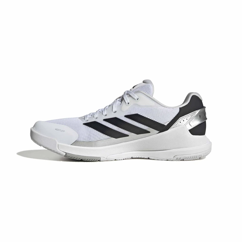 adidas Men's Crazyquick Lightstrike Padel Shoes, FTWR White/core Black/Silver met., 13.5 UK