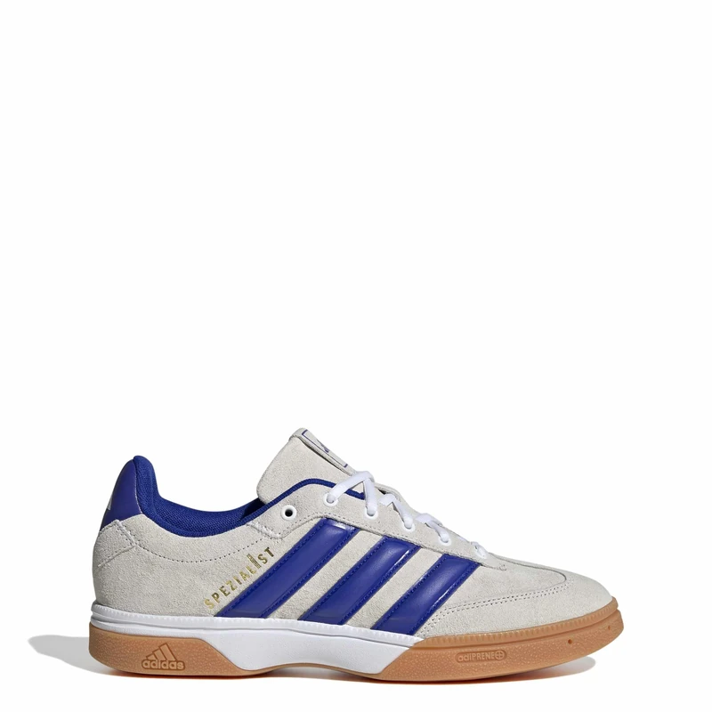 adidas Men's Spezialist Indoor Shoes, FTWR White/Lucid blue/GUM10, 11 UK