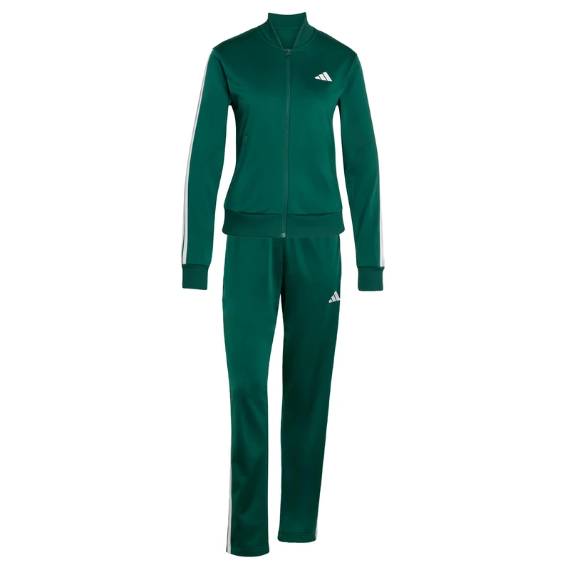 adidas Women's Essentials 3-Stripes Track_Suit, collegiate green, L - Image 1