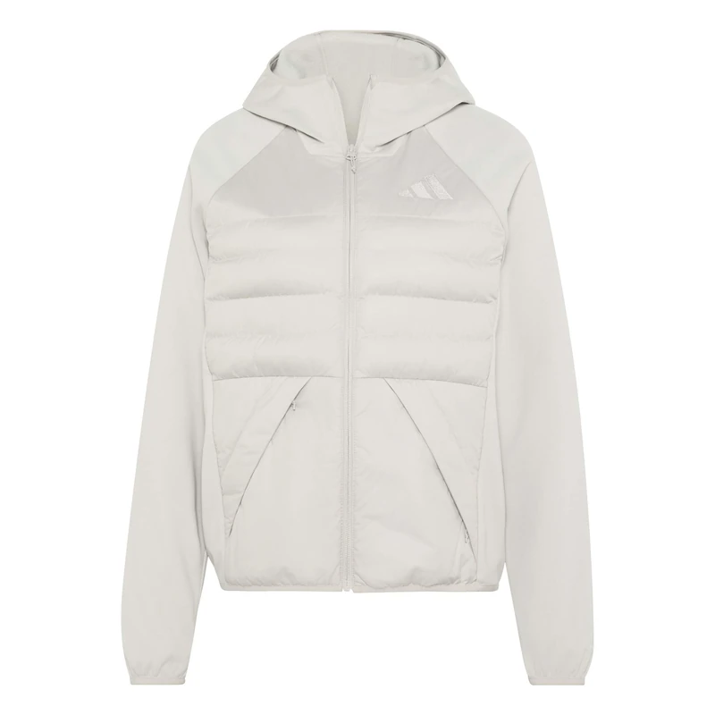adidas Women's Terrex Multi Clima365 Insulated Hybrid Hooded Coat, wonder alumina/wonder alumina, L