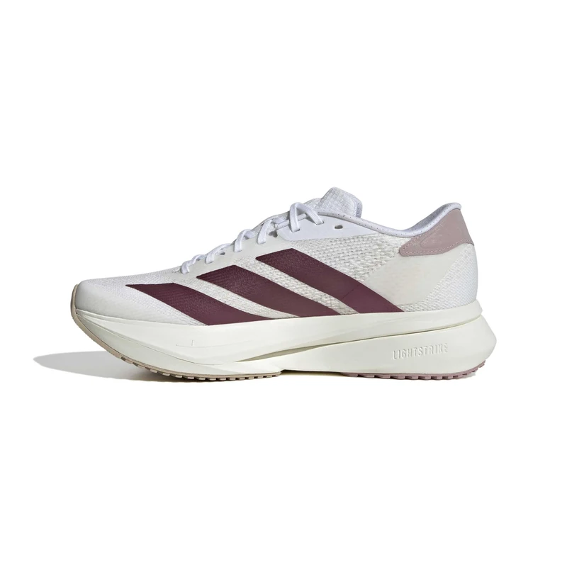 adidas Women's Adizero Sl2 Shoes, FTWR White/Maroon/Dual Lilac, 5 UK
