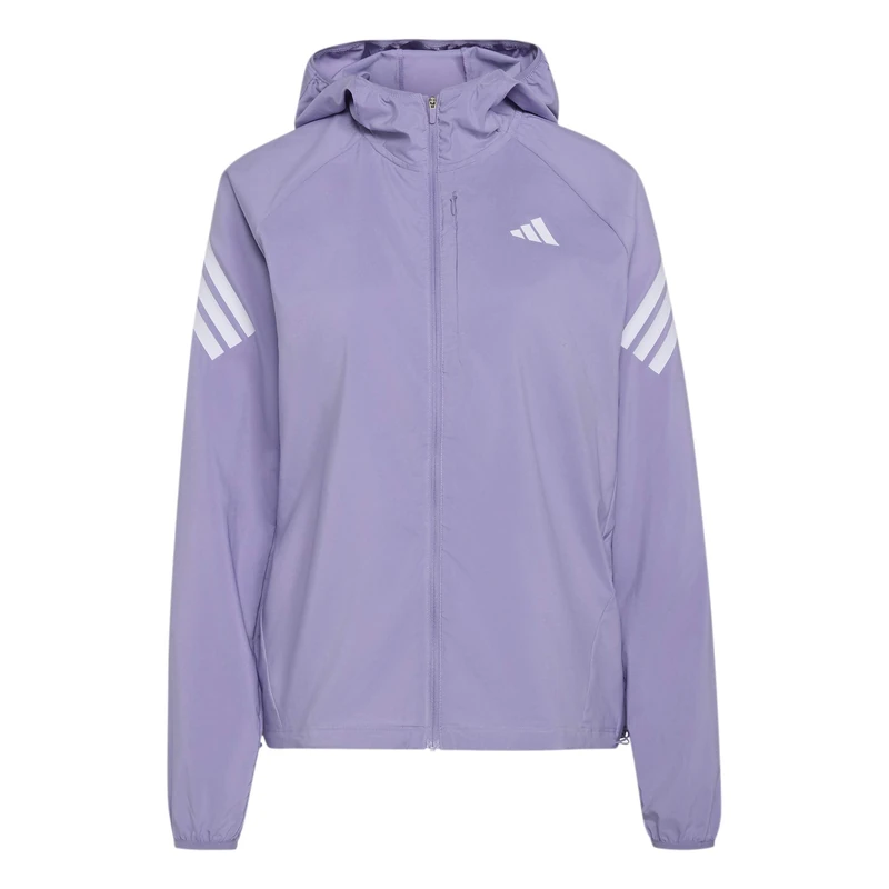 adidas Women's Adi365 Running Iconic Hooded Coat, magic lilac, M
