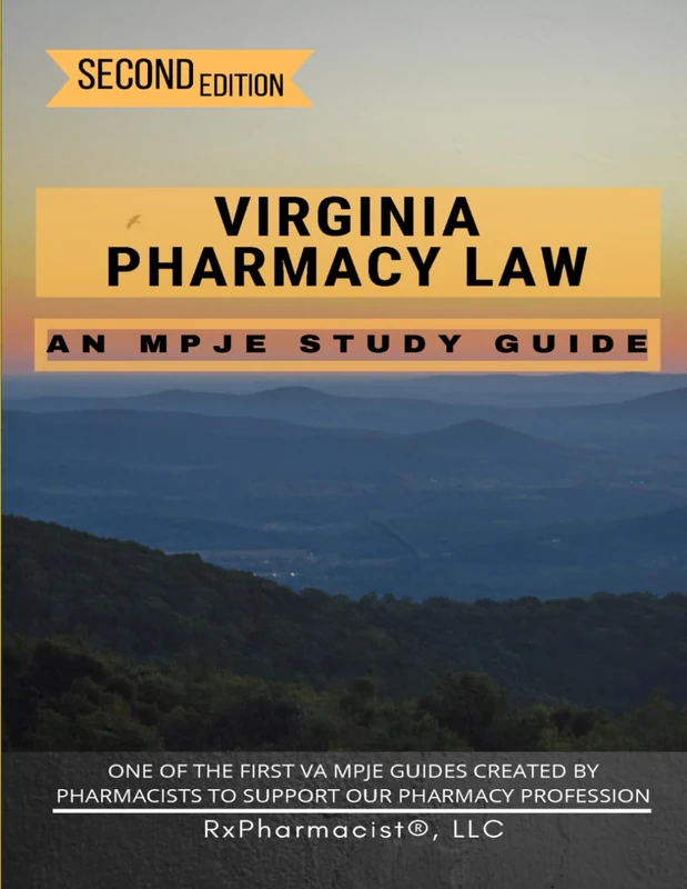 Virginia Pharmacy Law: An MPJE Study Guide