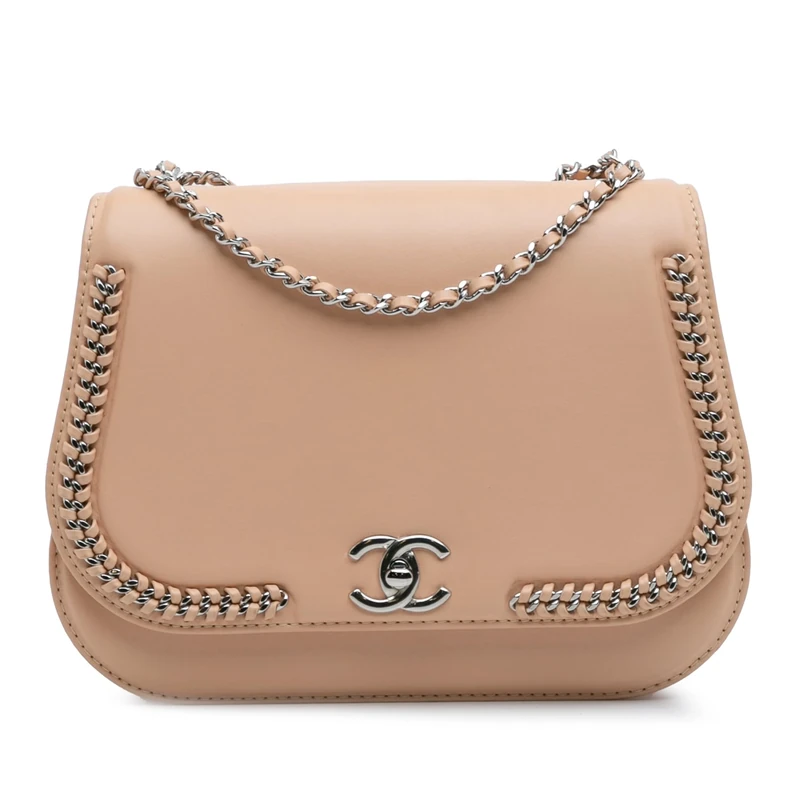 Chanel Pre-Loved Small Calfskin Braided Chic Flap Shoulder Bag