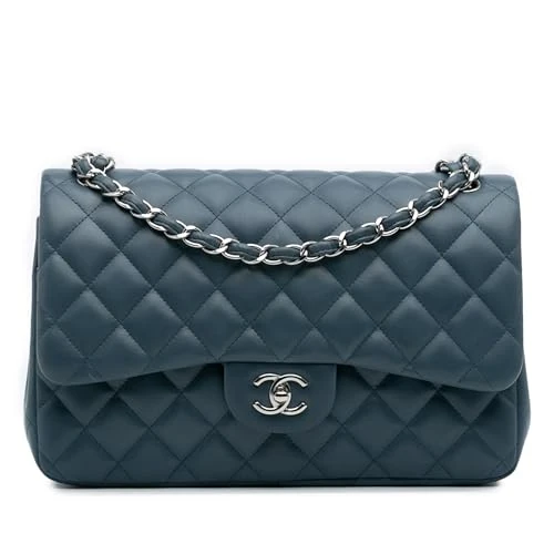 Chanel Pre-Loved Jumbo Classic Lambskin Double Flap