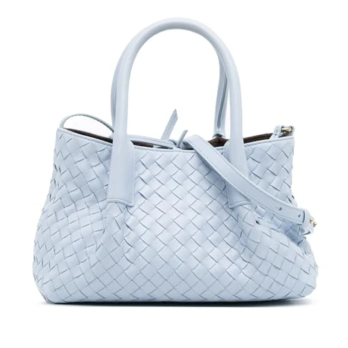 Bottega Veneta Pre-Loved Small Calfskin Intrecciato Pinacoteca Tote