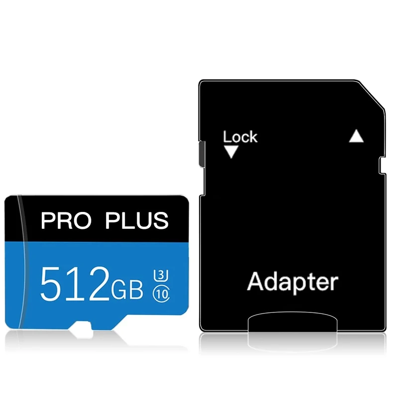 512GB Micro SD Card Memory Card Class 10 High Speed TF Flash Card For Smartphone/PC/Computer/Camera