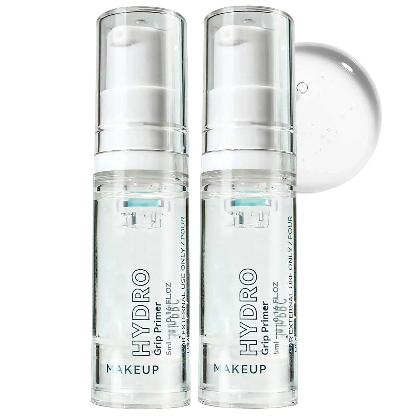 2PCS Oil-Control Hydrating Face Primer, Long-Lasting Makeup Primer For Smooth, Full Coverage, Pore Minimizing Under Foundation. Moisturizes And Primes Oily Skin. 5ml (04 Clear)