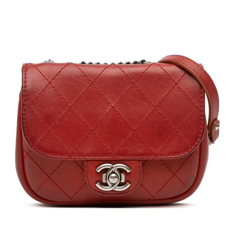 Chanel Pre-Loved Paris Dallas Goatskin Wild Stitch Flap Crossbody Bag