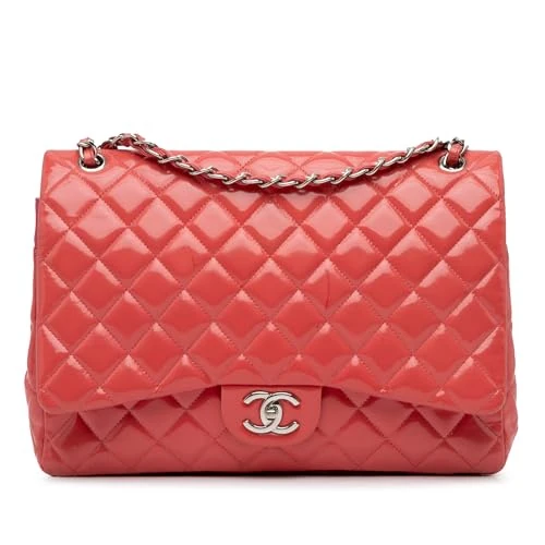 Chanel Pre-Loved Maxi Classic Patent Double Flap