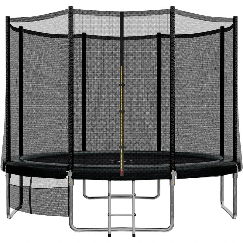 JUMMICO Garden Trampoline for Children, 6ft/7.5ft/10ft/12ft Trampoline Outdoor Safety net and Padded Poles for Children Indoor Outdoor Fitness,Maximum up to 150 kg