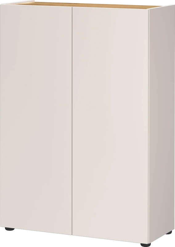 Germania Shoe Cabinet 1590-605 GW-Alviano, in Cashmere/Navarra Oak-repro, with space for up to 12 pairs of shoes, 74 x 105 x 33 cm (WxHxD)