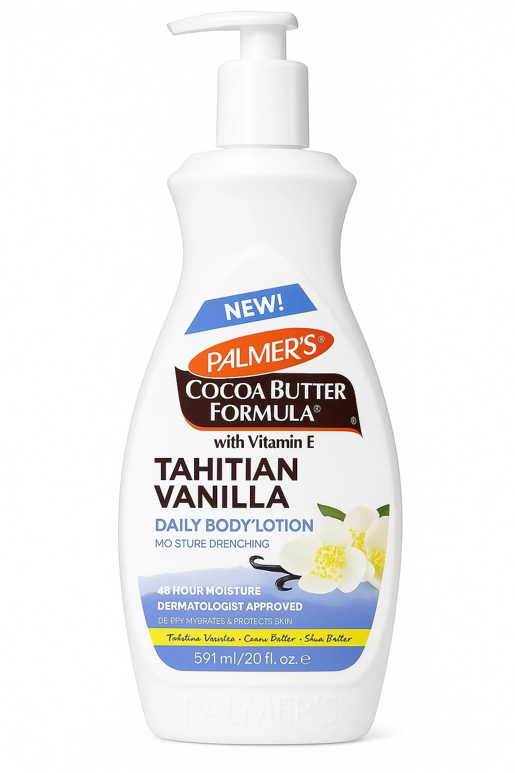 Palmer’s Cocoa Butter Formula Tahitian Vanilla Body Lotion 400ml – Epished Deep Moisturising Body Cream for Dry Skin | Nourishing Cocoa Butter & Vitamin E Lotion for Soft, Smooth, Hydrated Skin