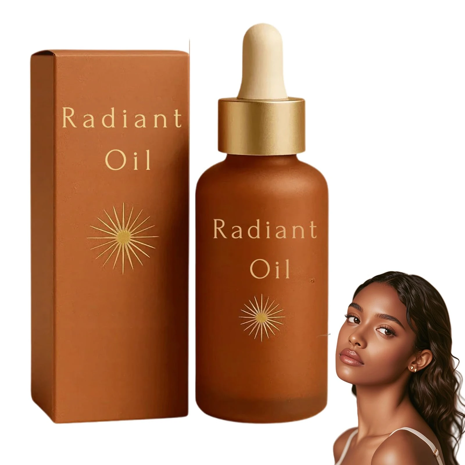 Herbionyx Radiant Oil, Advanced Tanning Oil, Herbionyx Drinkable Tanning Drops, Plumping Moisturizing Body Firming, Enhancing Natural Skin Tone for a Genuine, Sun-Kissed Glow (1 Bottle)