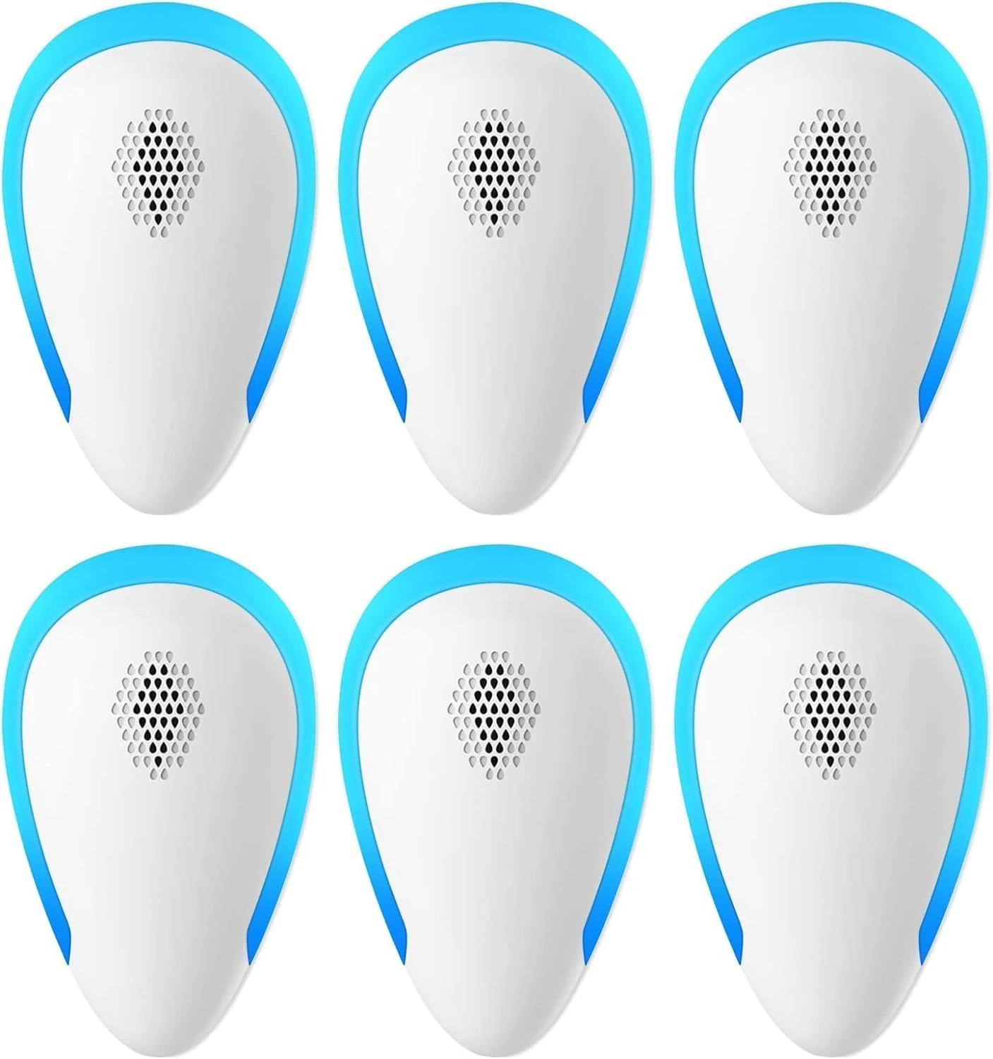 Electronic Mouse Repeller(6 Pack), Ultrasonic Pest Repeller Plug in Bug Repellent for Indoor Pest Control for Mice, Mosquitoes, Spiders,Ants, Bugs