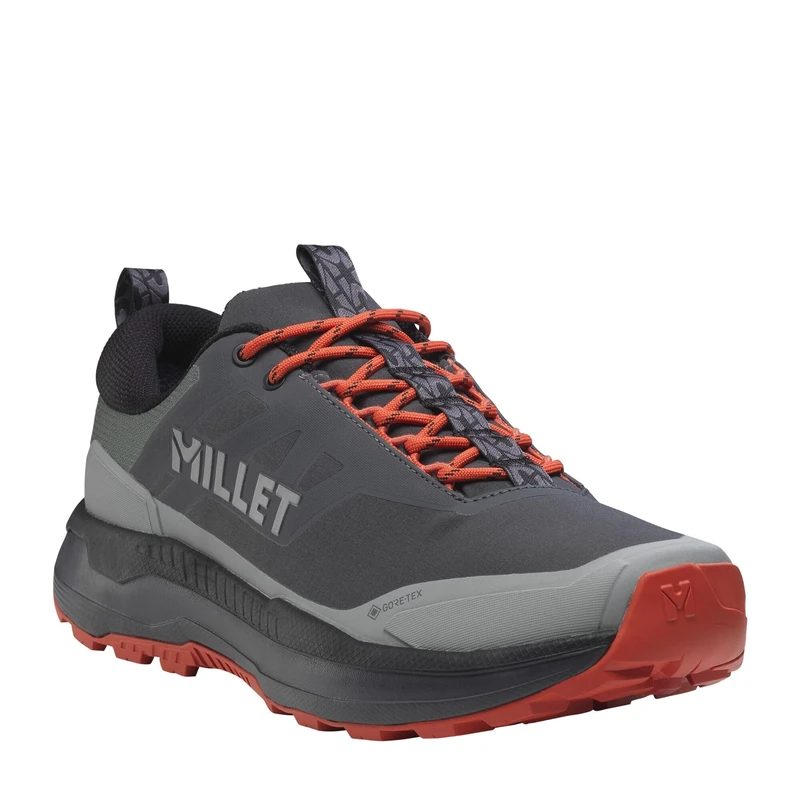 MILLET Men's Gore-TEX Versatile Hiking Shoes, Grey Orange, 46 2/3 EU