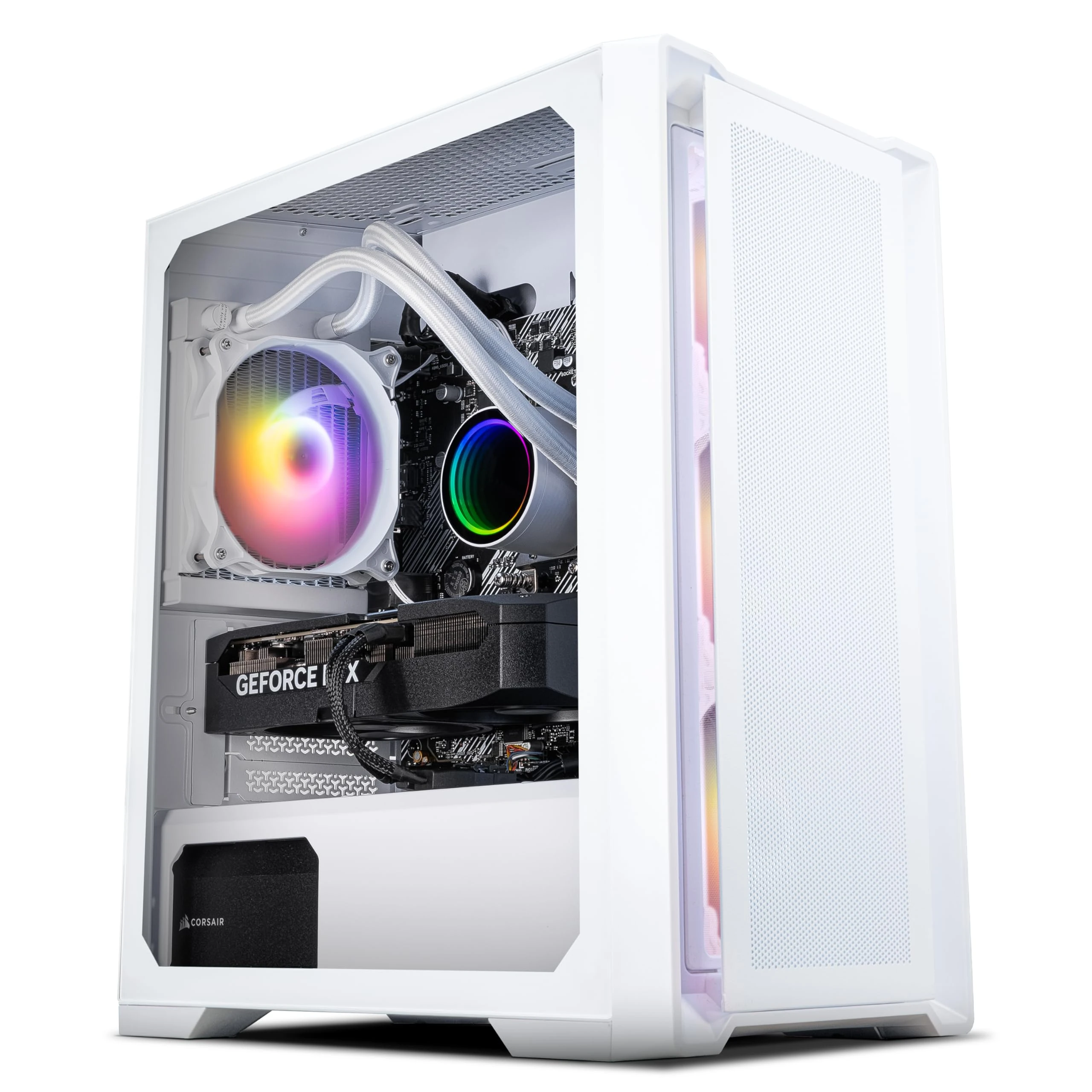 SCAN Medius Liquid Cooled Gaming PC | RTX 5060 Ti 16GB | Ryzen 5 8400F 6-Core | 16GB DDR5 RAM | 1TB M.2 SSD | Dynamic RGB Lighting | WiFi | Streaming Ready | Windows 11