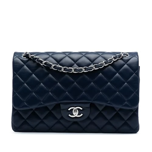Chanel Pre-Loved Jumbo Classic Lambskin Double Flap