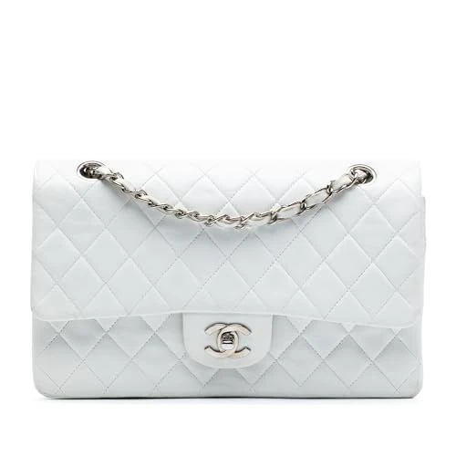 Chanel Pre-Loved Medium Classic Lambskin Double Flap Shoulder Bag
