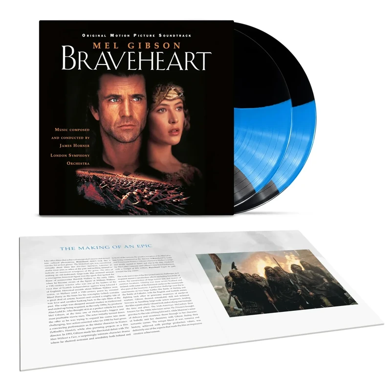 Braveheart (Original Motion Picture Soundtrack - 30th Anniversary Edition) - Blue Streak Vinyl [VINYL]