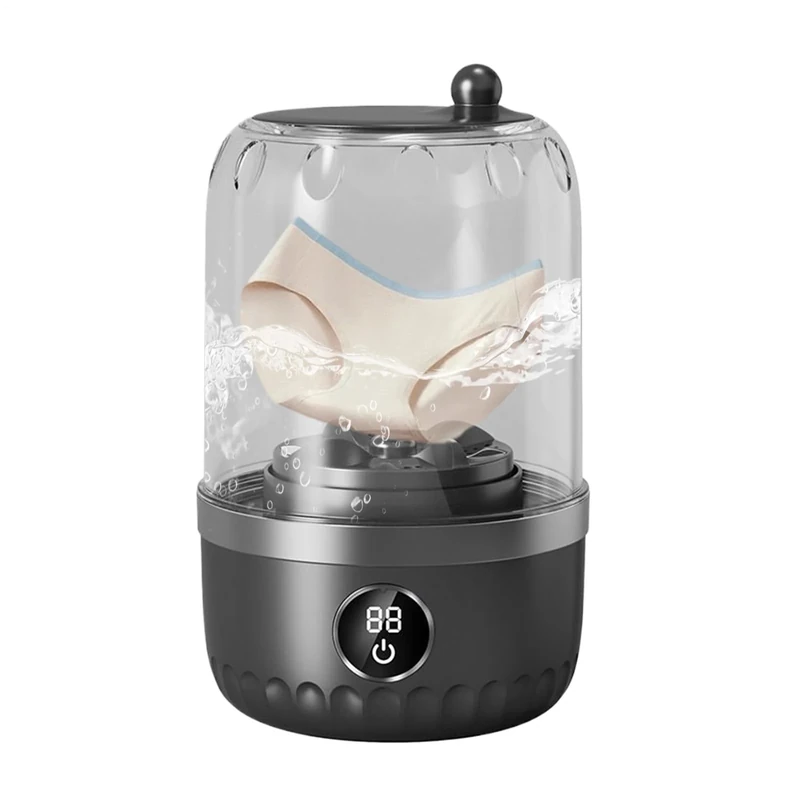 Mini Washing Machine,1L Mini Washer - Clothes Laundry Fabric Appliances for Apartments Dormitories Travel Camping Hotels Socks