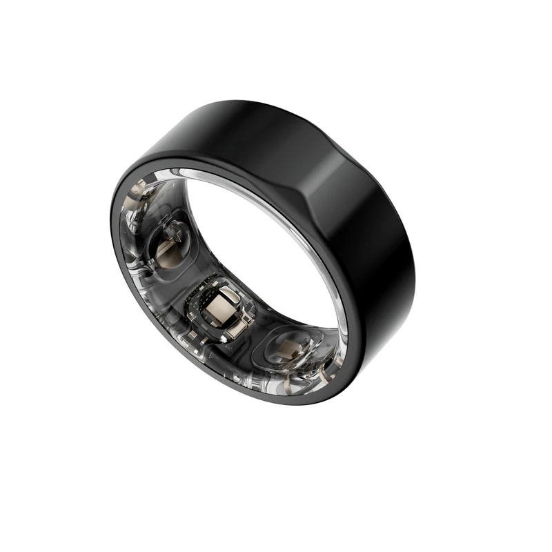 Beafon, Felixx SR31T Smart Ring, Titanium, Black, Size 12 (67.2 mm), Fitness Tracking, Heart Frequency, Blood Oxygen & Blood Pressure, Sleep Tracking, Stress Management, IP68, App Connection Included