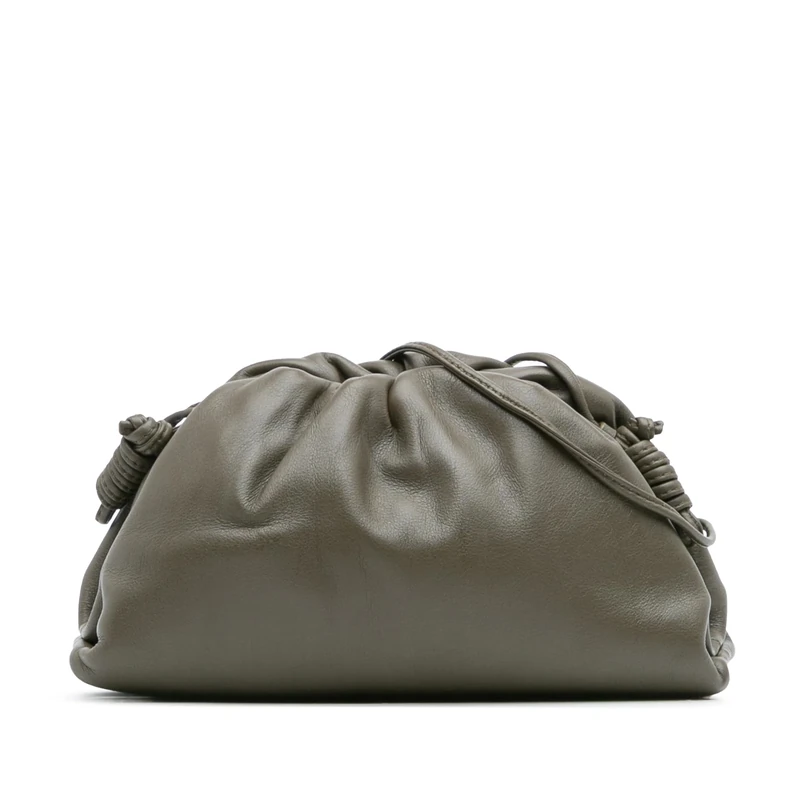 Bottega Veneta Pre-Loved Lambskin The Mini Pouch Crossbody Bag