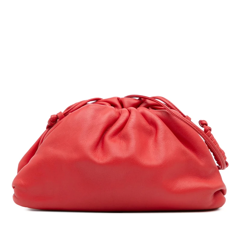Bottega Veneta Pre-Loved Lambskin The Mini Pouch Crossbody Bag