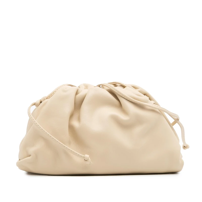 Bottega Veneta Pre-Loved Lambskin The Mini Pouch Crossbody Bag