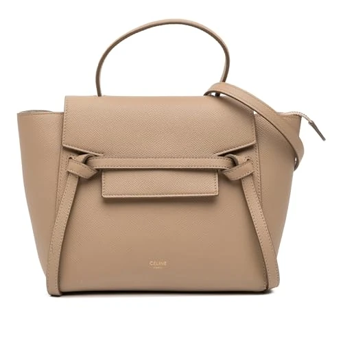 Celine Pre-Loved Nano Grained Calfskin Belt Bag Satchel