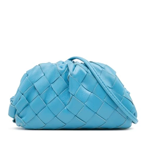 Bottega Veneta Pre-Loved Nappa Intrecciato The Extra Mini Pouch Crossbody Bag