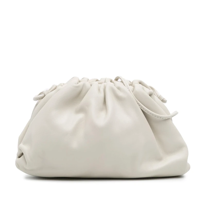 Bottega Veneta Pre-Loved Lambskin The Mini Pouch Crossbody