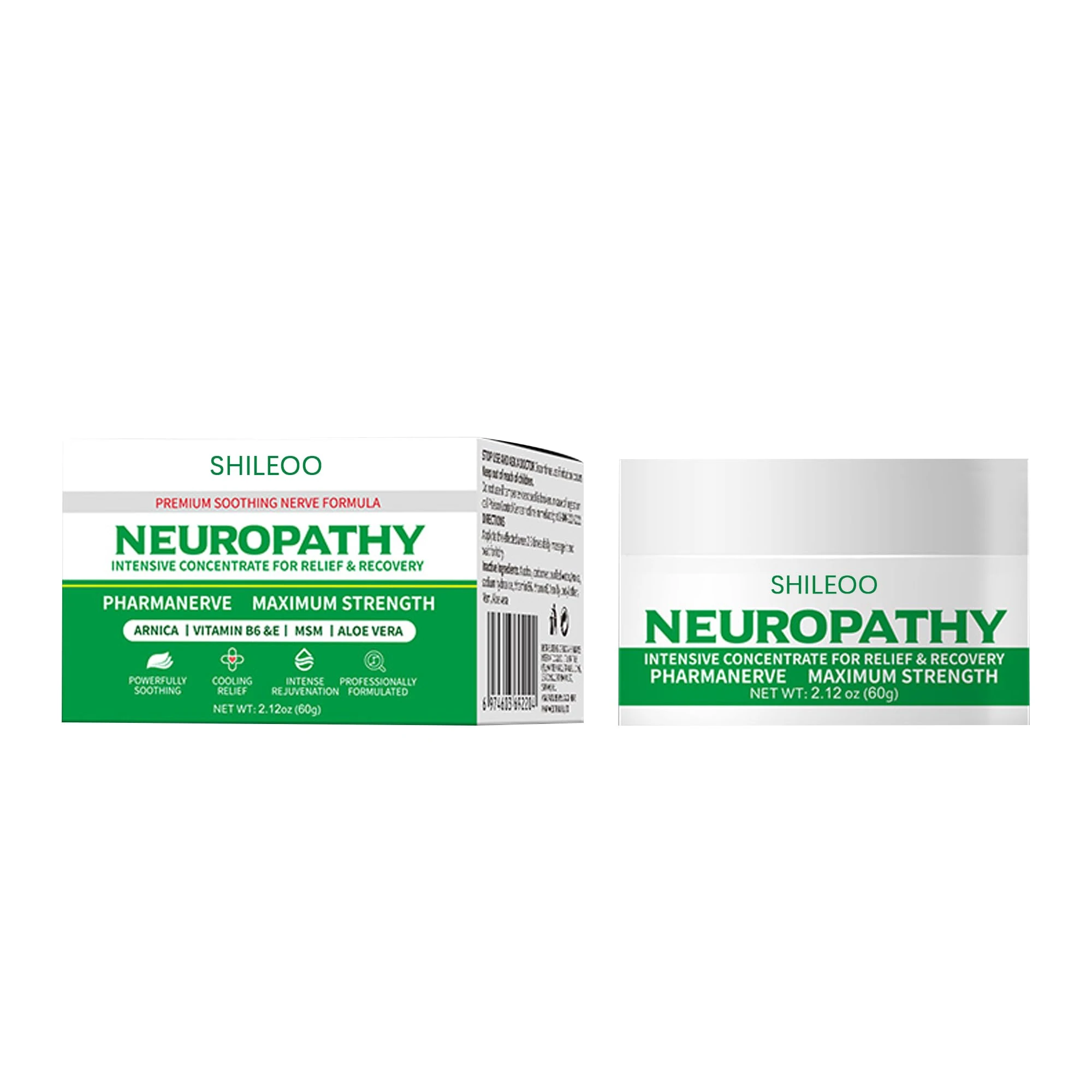 Neuropathy Massage Cream,60g Relieves Muscle and Joint Tiredness, Stimulates Nerve Recovery