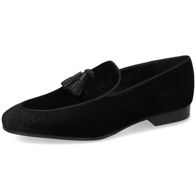 Melvin & Hamilton Loafers Men's Clay 1, Black, 9.5 UK