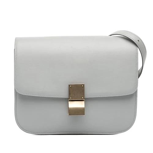 Celine Pre-Loved Medium Calfskin Classic Box Crossbody Bag