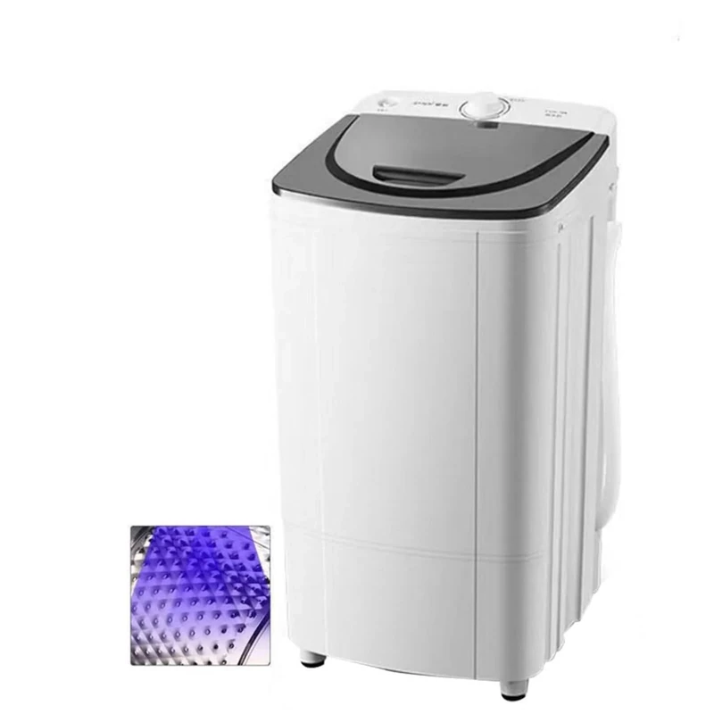 Portable Spin Dryer - 10kg large capacity energy-saving clothes spin dryer, 2800rpm high-speed drain pump and 360° blue light
